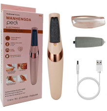 JA193    Пемза для ног электрическая flawless pedi (две насадки)  (120)