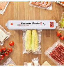 JA117   Кухонный вакууматор, упаковщик продуктов Vacuum Sealer Белый (40)