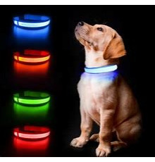 JA155   Светящийся ошейник для собак на аккумуляторе USB GLOW RING (200)