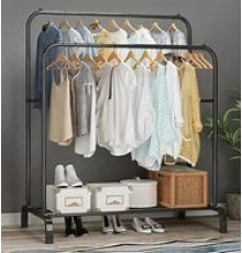 JD1   Напольная двойная стойка для одежды Double floor Hanger (12)