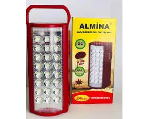 JD018    Фонарь Almina 2606 24 led большой (8.5*9.5*20) (12)
