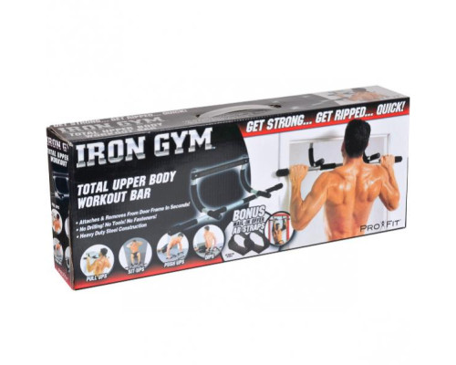 JA111    Турник тренажер в дверной проем Iron Gym