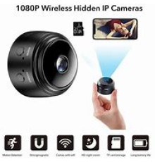 JD14   Мини Камера IP Видеонаблюдение Wi-Fi FullHD 1080 Action Camera A9 Беспроводная Black (200)