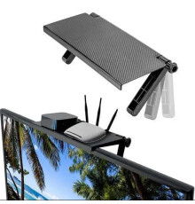 JA137   Универсальная регулируемая полка на телевизор Screen Top Shelf DL-156 Black (60)