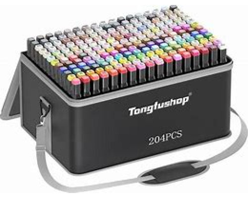 JD204   Скетч маркеры двухсторонние Touch 204 шт (6)