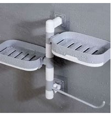 JA44   Полка-мыльница Rotary Drawer Type Soap Box настенная (100)