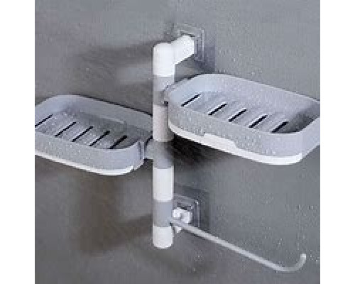JA44   Полка-мыльница Rotary Drawer Type Soap Box настенная (100)